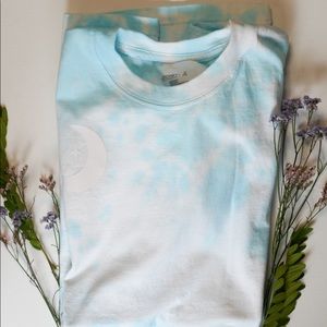 Blue tie dye tshirt